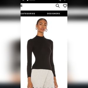 Free people, the rickie top in black